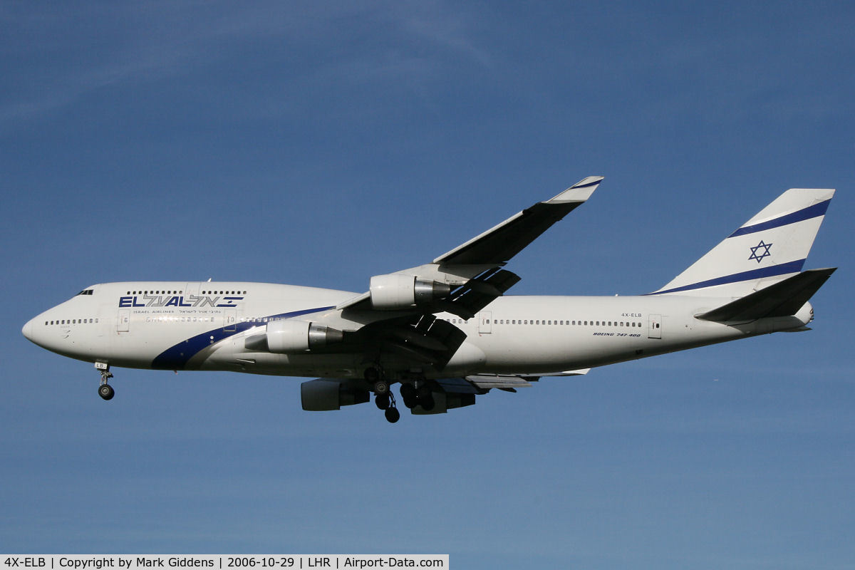 4X-ELB, 1994 Boeing 747-458 C/N 26056, 4X-ELB  Boeing 747-458  EL AL