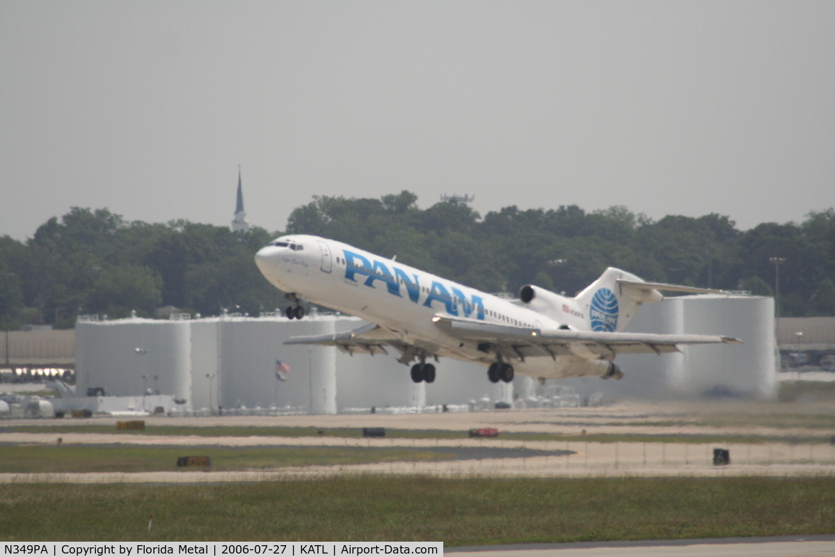 N349PA, 1979 Boeing 727-222 C/N 21898, Pan Am at Atlanta, although not the real Pan Am