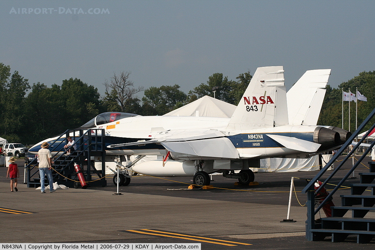 N843NA, McDonnell Douglas F/A-18A Hornet C/N 161519, NASA