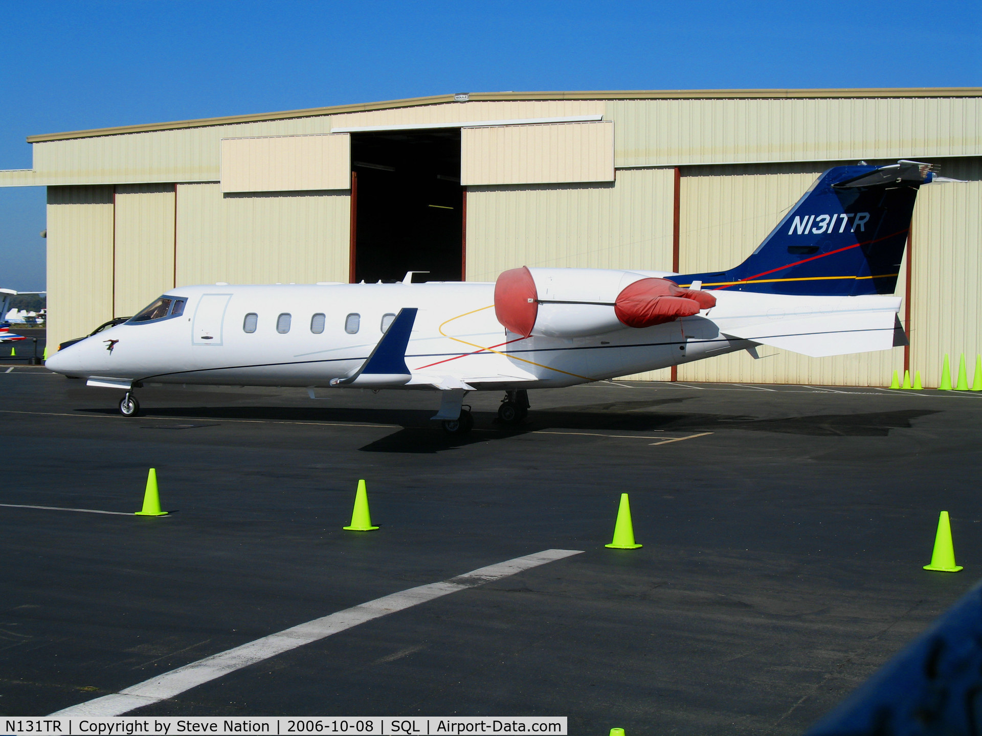 N131TR, 2001 Learjet Inc 60 C/N 216, Well Fargo Bank leased 2001 Learjet 60 @ Hayward Municipal Airport, CA