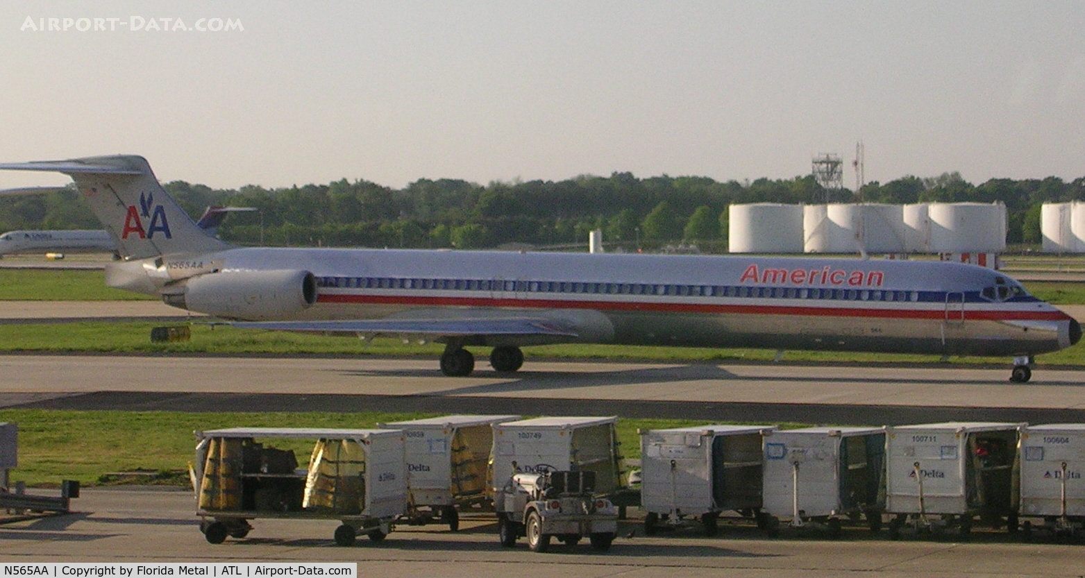 N565AA, 1987 McDonnell Douglas MD-83 (DC-9-83) C/N 49347, ATL