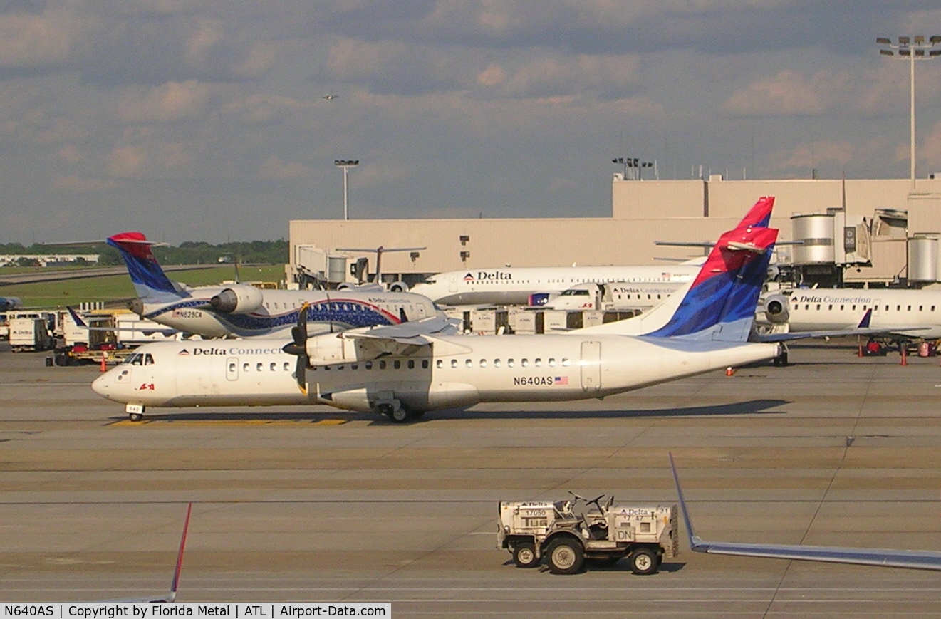 N640AS, 1994 ATR 72-212 C/N 405, ATL