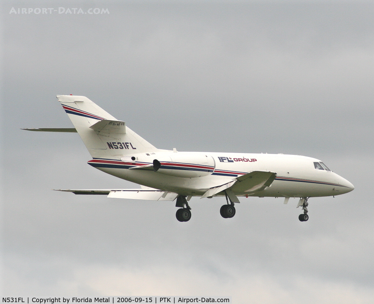 N531FL, 1967 Dassault Falcon 20-C5 C/N 113, cargo jet