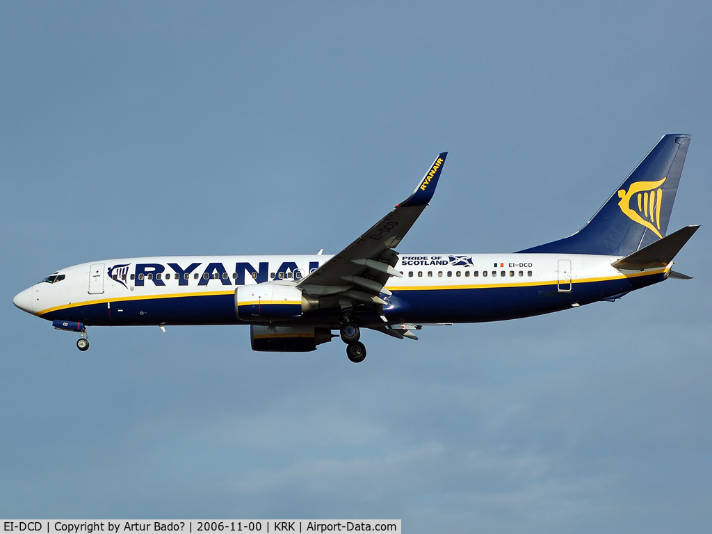 EI-DCD, 2004 Boeing 737-8AS C/N 33562, Ryanair