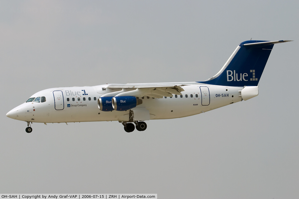 OH-SAH, 2001 BAE Systems Avro 146-RJ85 C/N E.2383, Blue 1 Bae146