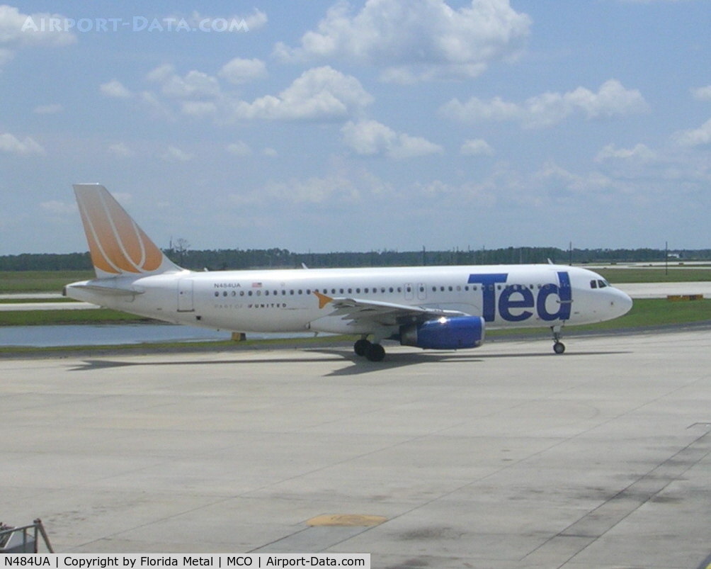 N484UA, 2001 Airbus A320-232 C/N 1609, Orlando TED