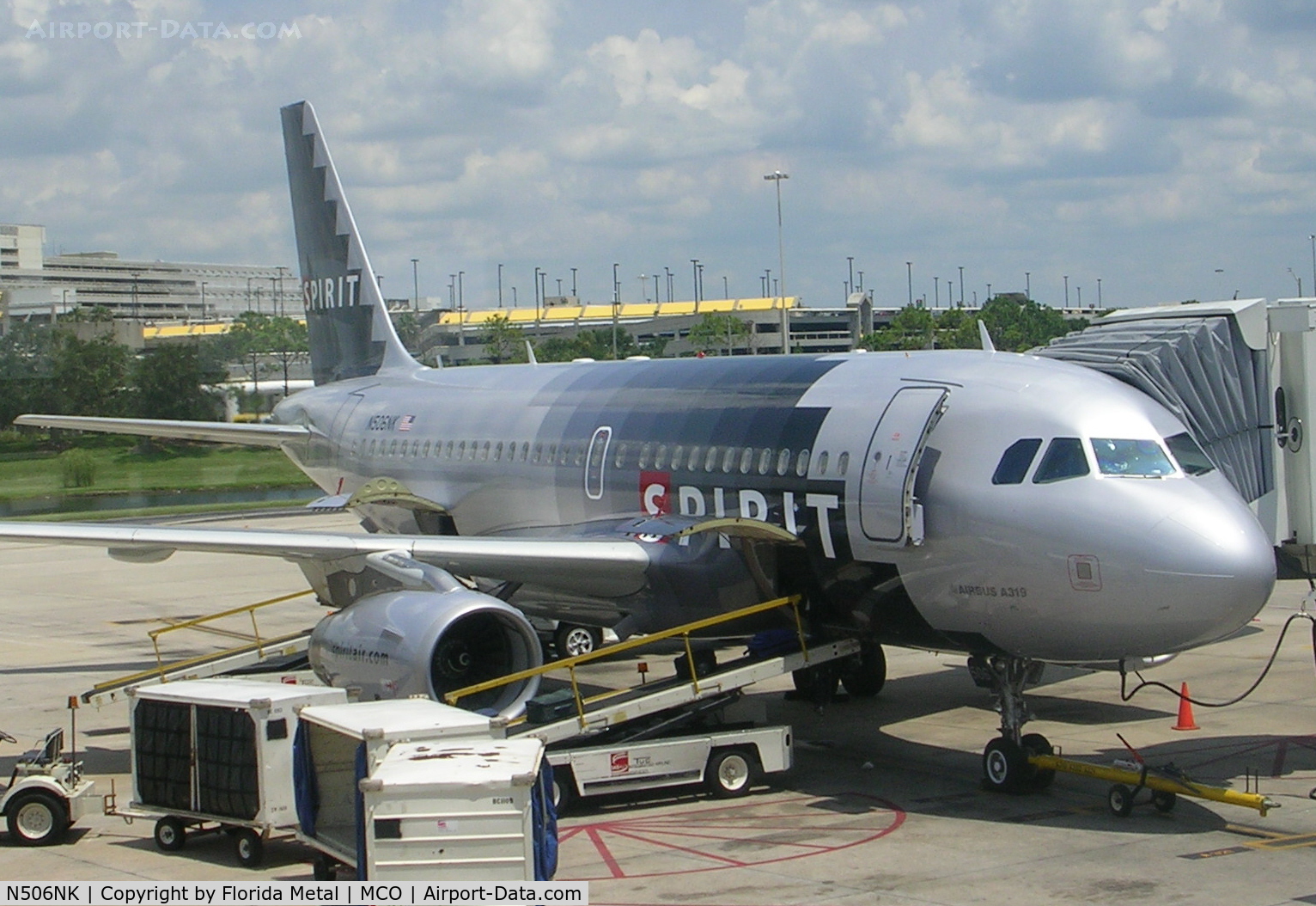 N506NK, 2005 Airbus A319-132 C/N 2490, New A319 at the time