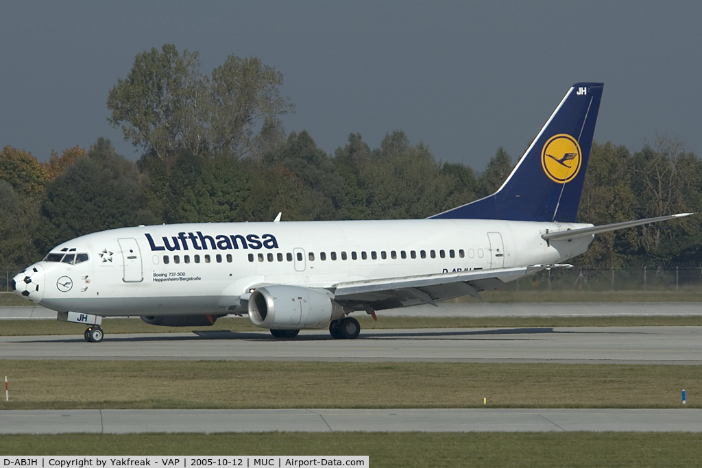 D-ABJH, 1991 Boeing 737-530 C/N 25357, Lufthansa Boeing 737-500