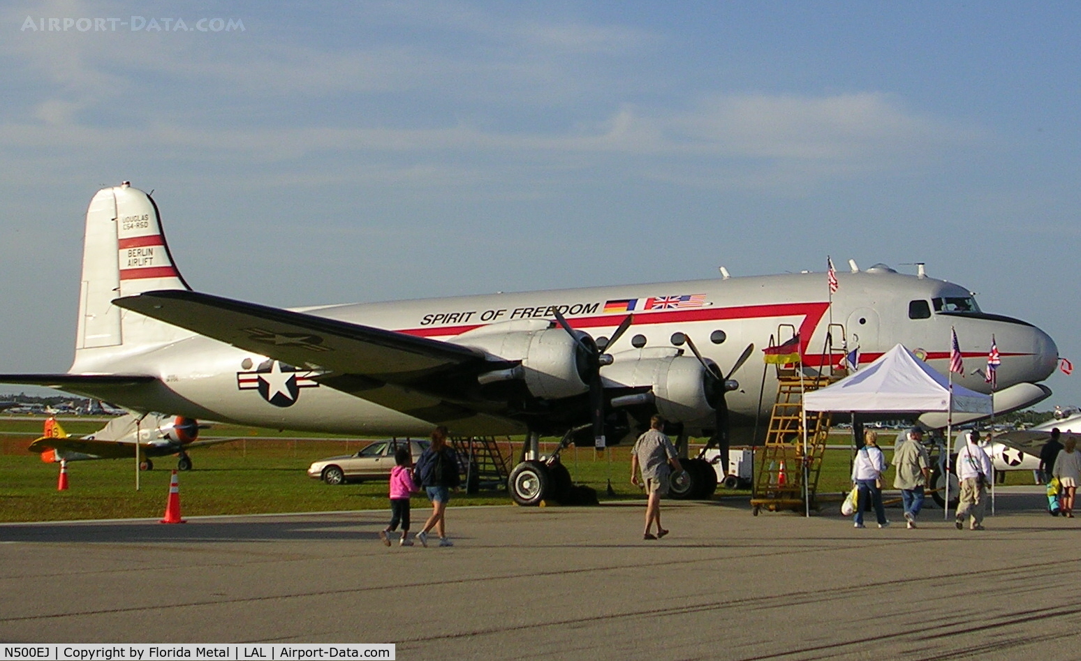 N500EJ, 1945 Douglas C-54E Skymaster (DC-4A) C/N DO316, Sun N Fun C-54