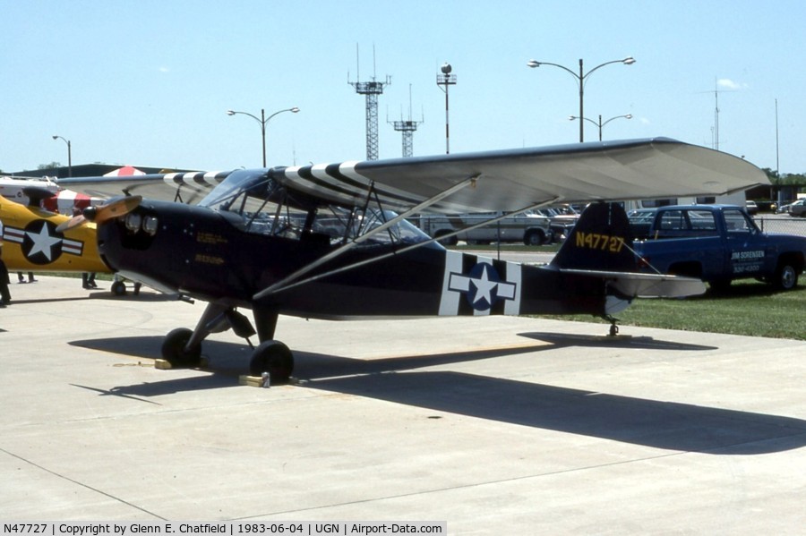 N47727, 1943 Taylorcraft DCO-65 C/N 4776, L-2M