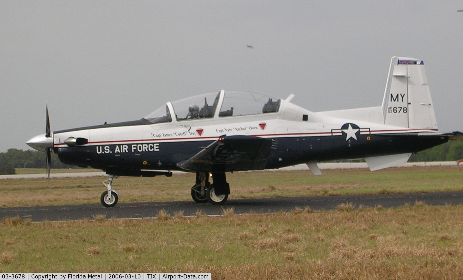 03-3678, 2003 Raytheon T-6A Texan II C/N PT-224, T-6 Texan II