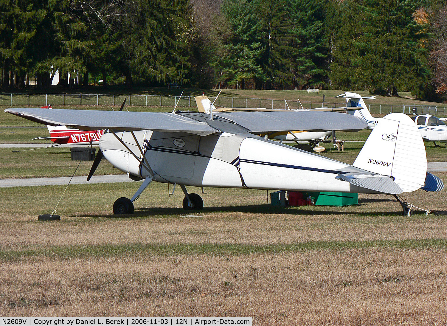 N2609V, 1948 Cessna 170 C/N 18119, Lovely 1948 Cessna 170 flew down to New Jersey from New Hampshire.