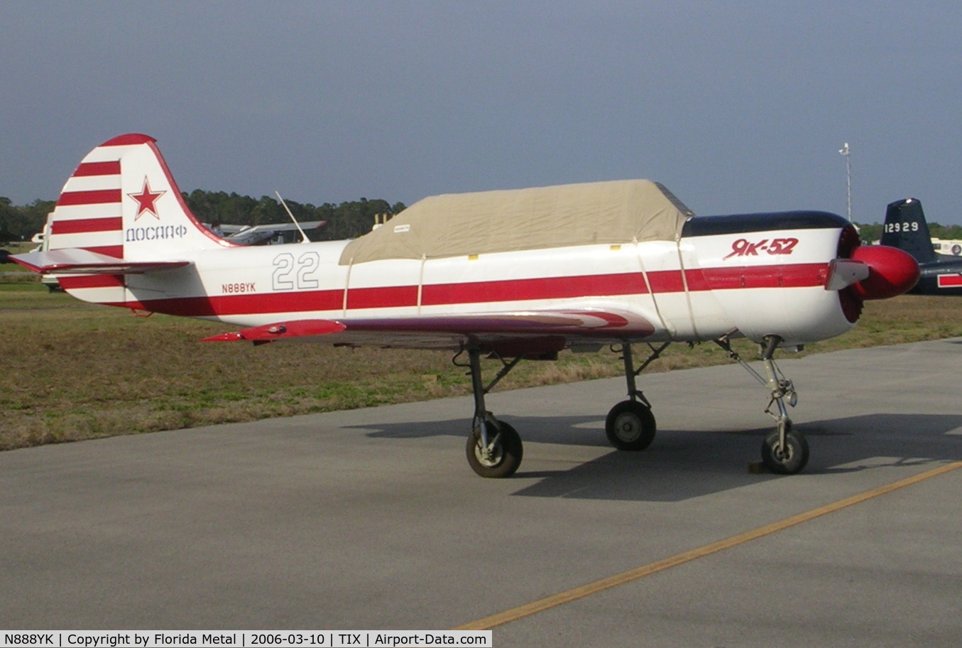 N888YK, 1995 Yakovlev Yak-52 C/N 9511903, TICO Show