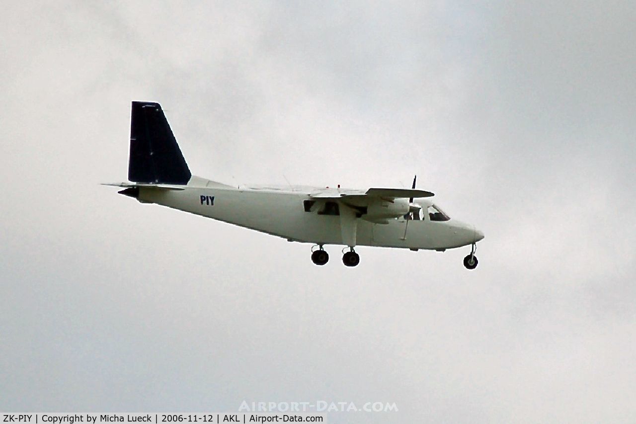 ZK-PIY, 1973 Britten-Norman BN-2A-20 Islander C/N 344, One of the many BN Islanders in New Zealand