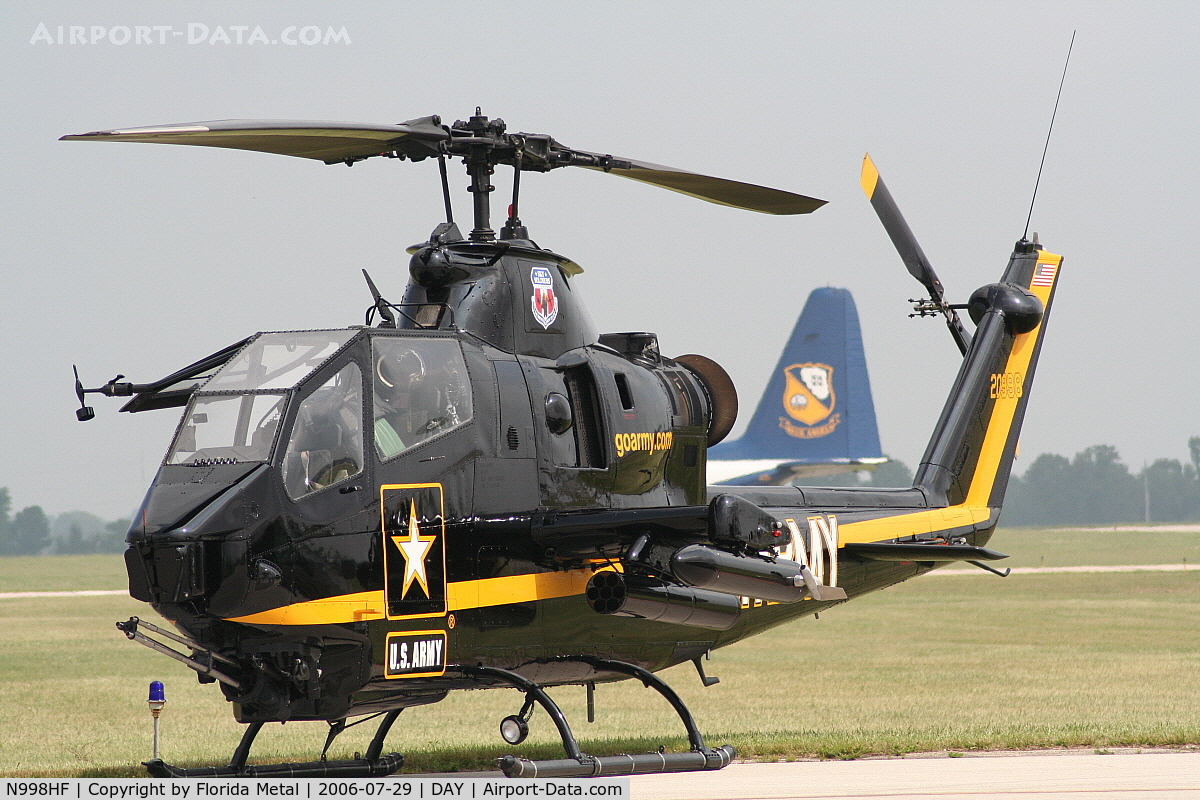 N998HF, 1971 Bell AH-1F Cobra C/N 71-20998, AH-1 Cobra