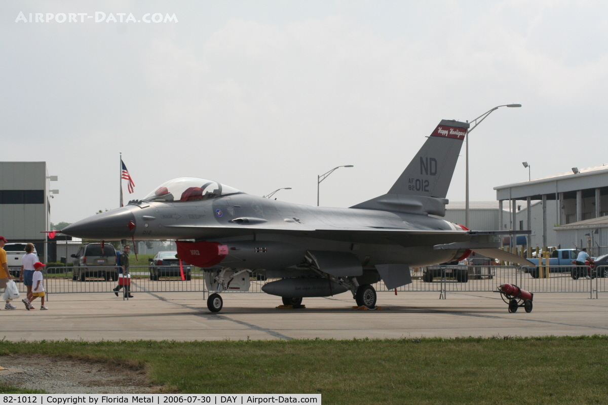 82-1012, General Dynamics F-16A/ADF Fighting Falcon C/N 61-605, F-16