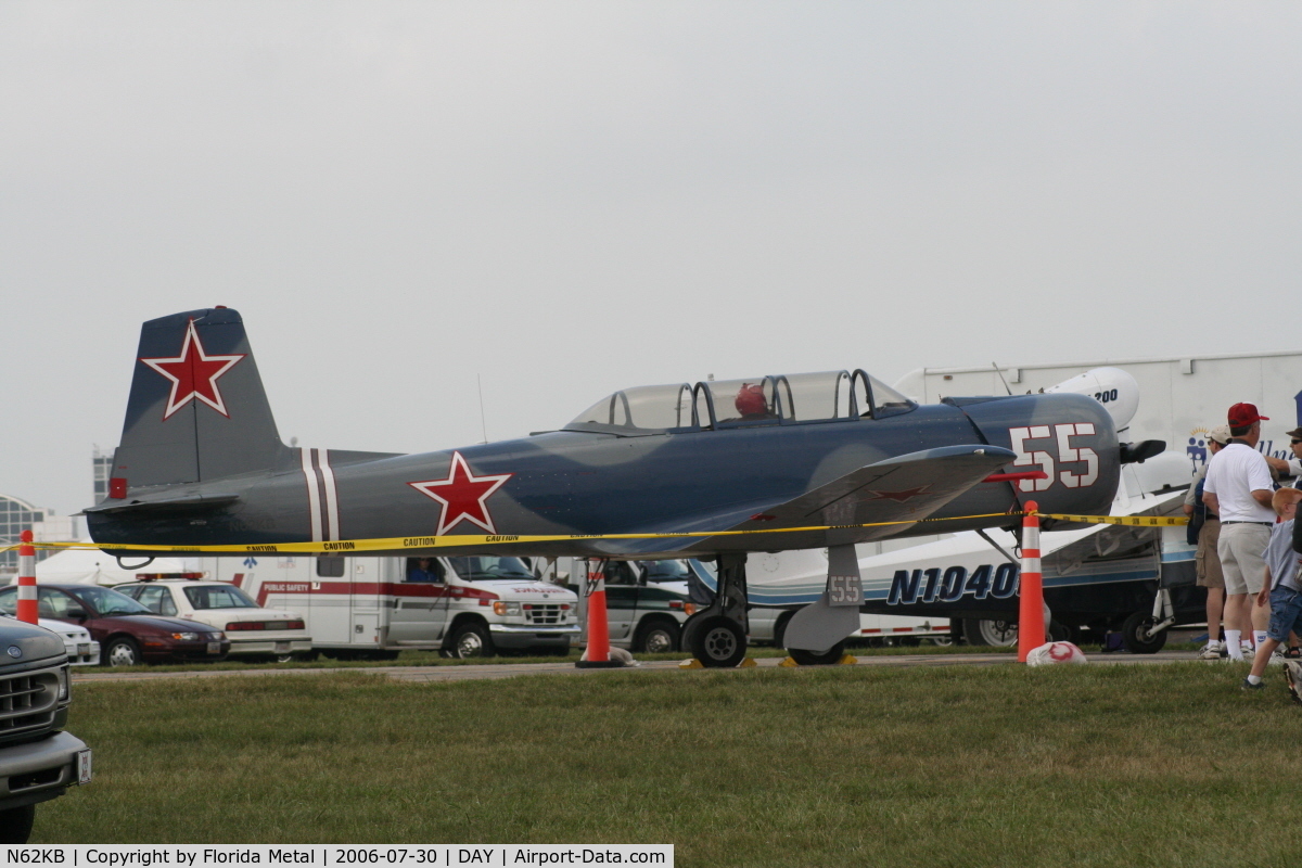 N62KB, 1982 Nanchang CJ-6 C/N 3832023, Russian