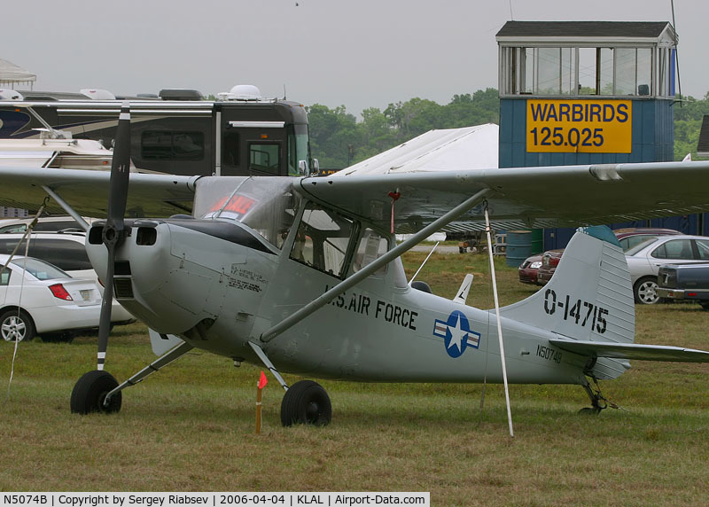 N5074B, 1951 Cessna 305A C/N 21600, Sun-n-fun 2006
