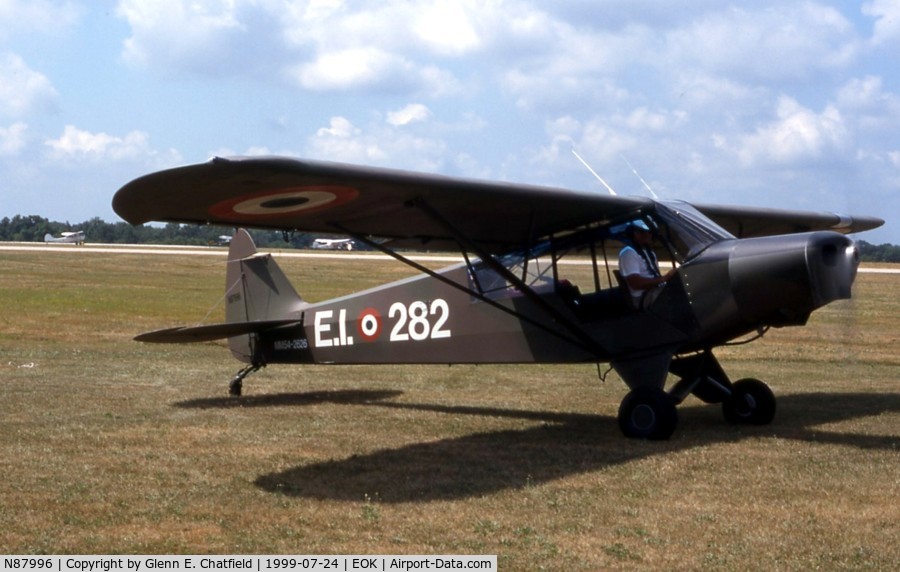 N87996, 1954 Piper L-21B Super Cub (PA-18-135) C/N 18-4026, At the liason bird fly-in