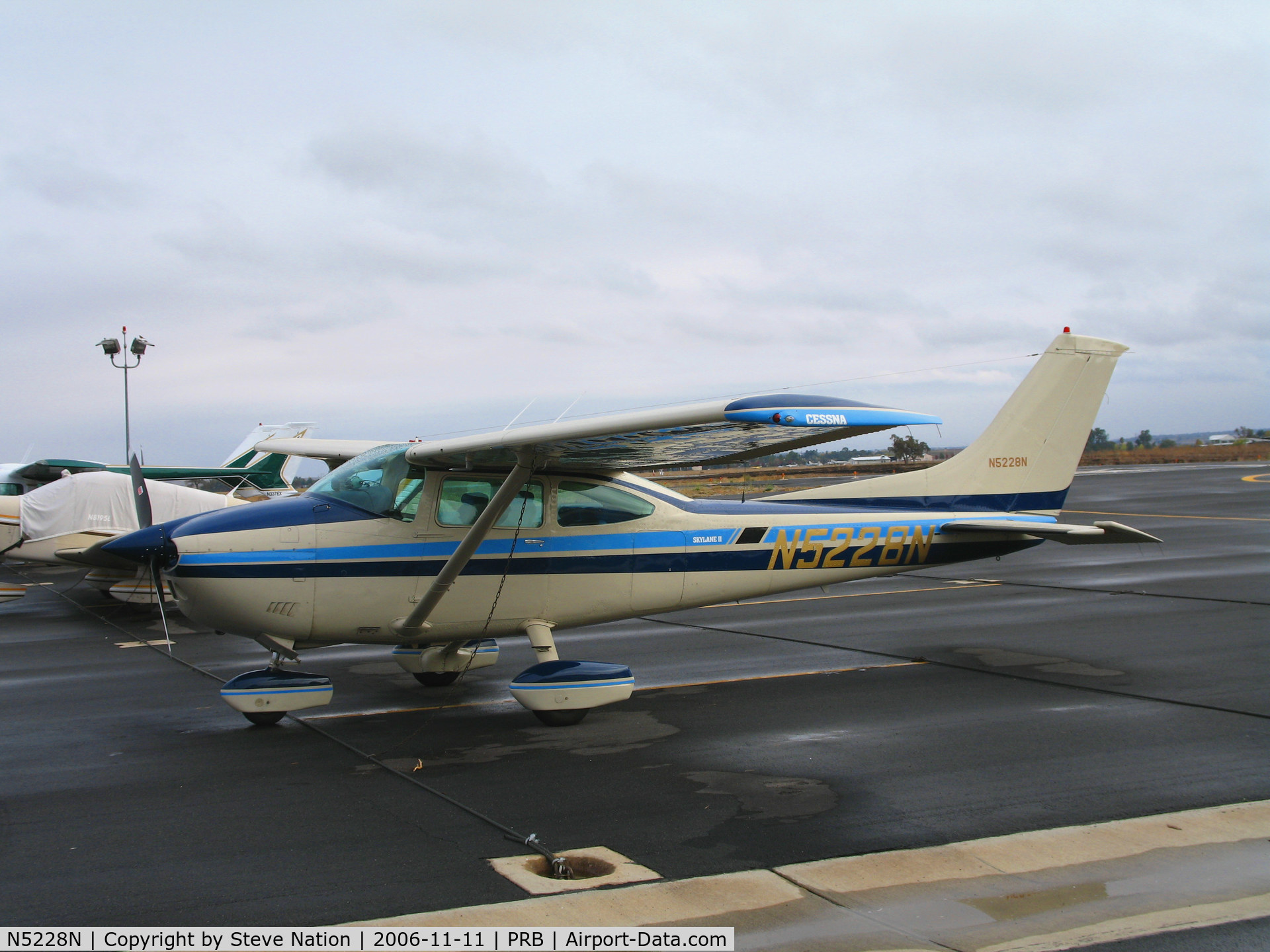 N5228N, 1980 Cessna 182Q Skylane C/N 18267584, 1980 Cessna 182Q visiting @ Paso Robles Municipal Airport, CA