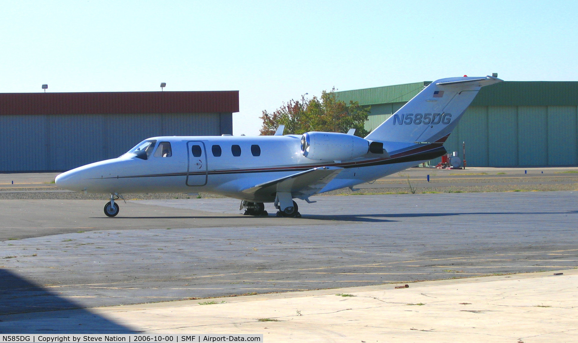 N585DG, 1994 Cessna 525 Citation Jet C/N 525-0057, N525FM LLC 1994 Cessna 525 @ Sacramento Metro Airport, CA