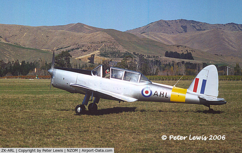 ZK-ARL, De Havilland Canada DHC-1A-1 Chipmunk C/N 61, Chipmunk ZK-ARL