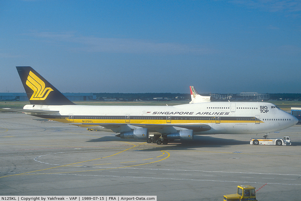 N125KL, Boeing 747-312 C/N 23245, Singapore Airlines Boeing 747-300