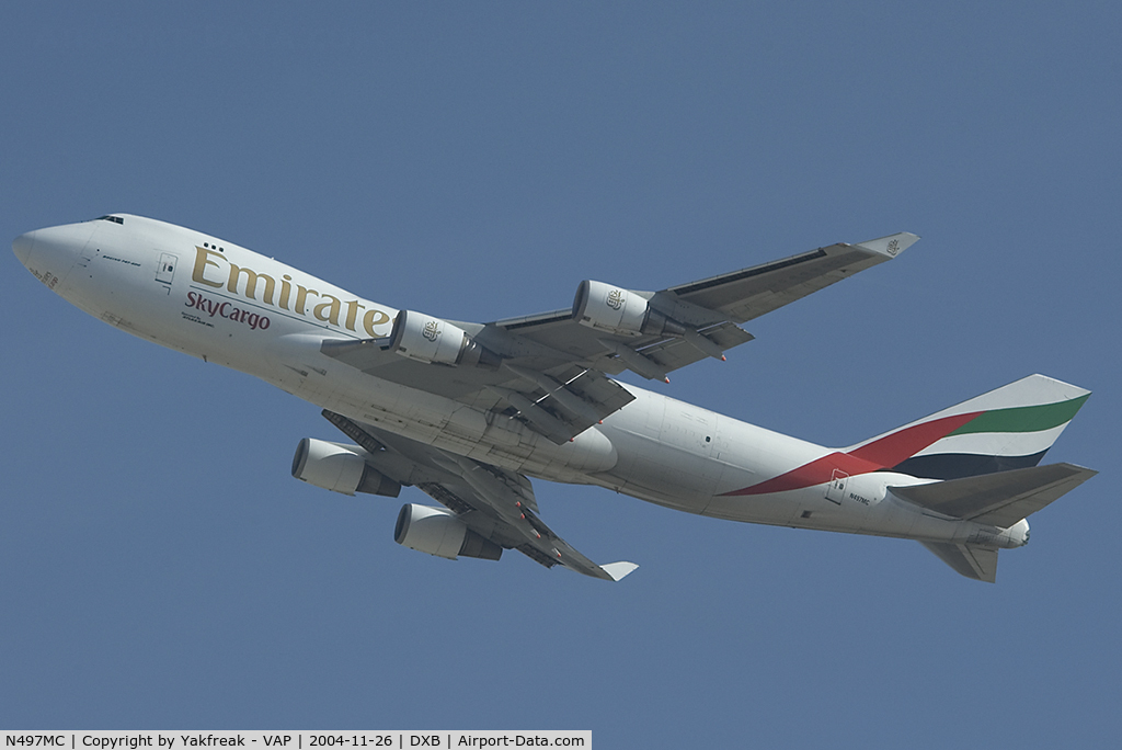 N497MC, 1999 Boeing 747-47UF C/N 29258, Emirates Boeing 747-400F
