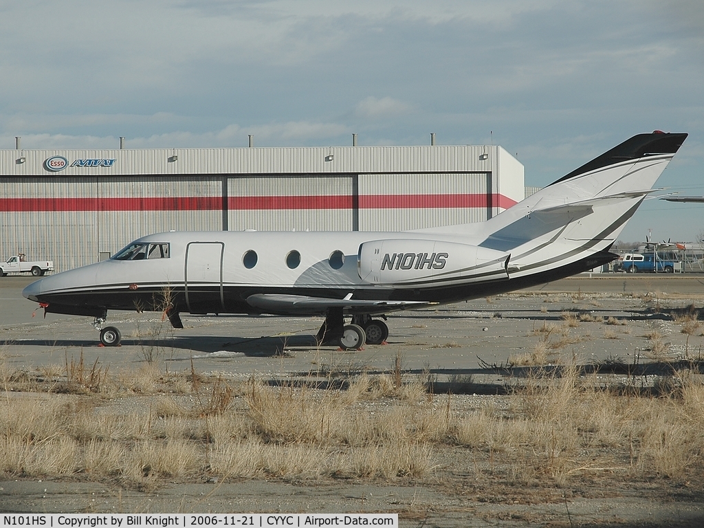 N101HS, 1976 Dassault Falcon 10 C/N 82, Parked at Avitat