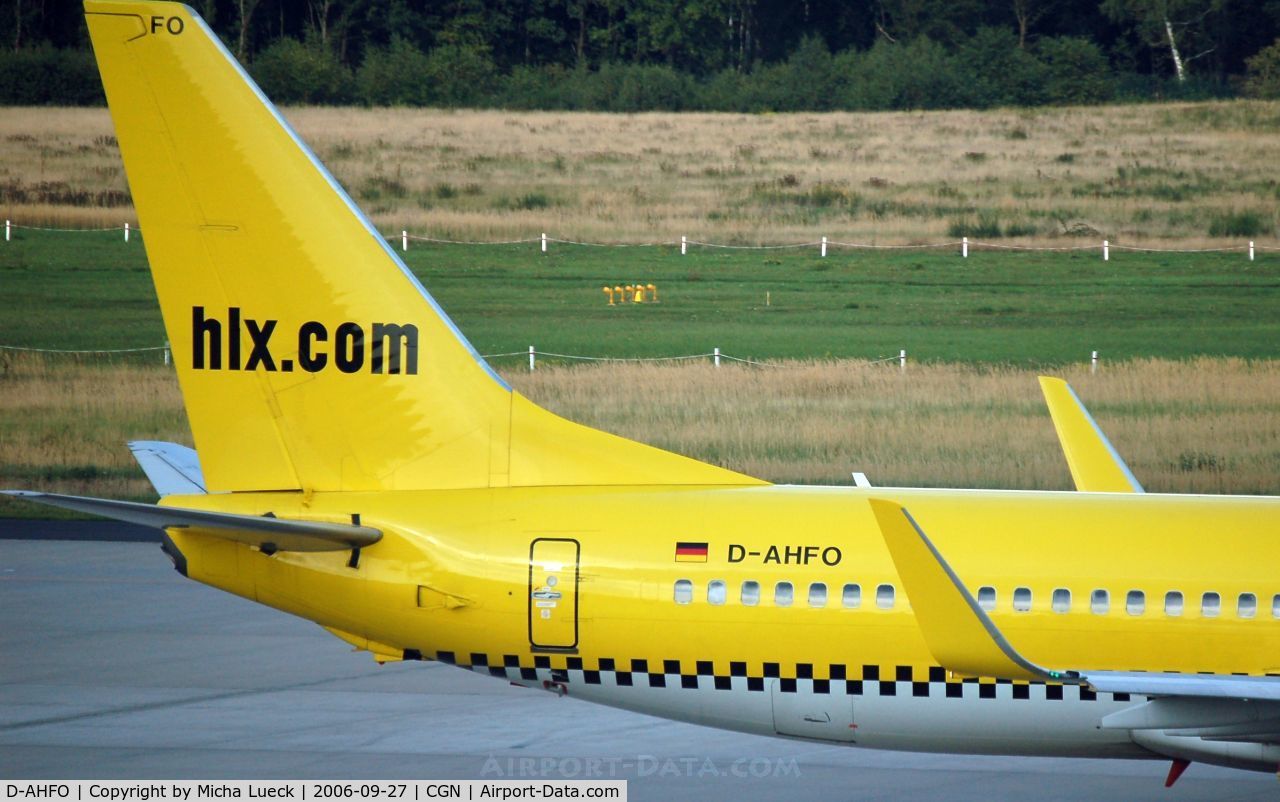 D-AHFO, 2000 Boeing 737-8K5 C/N 27987, At Cologne/Bonn