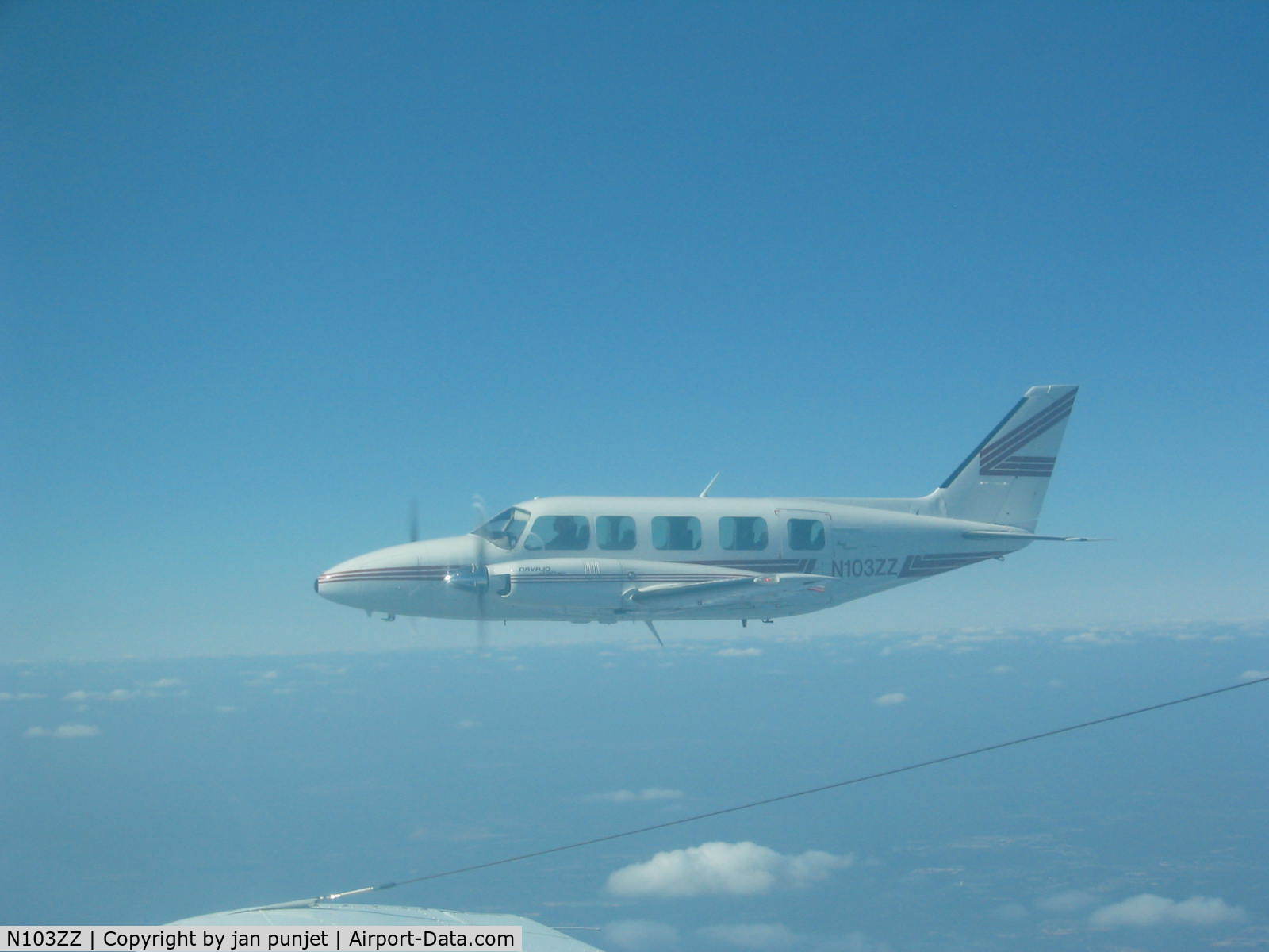 N103ZZ, Piper PA-31-350 Navajo Chieftain C/N 31-7405444, 11000 feet