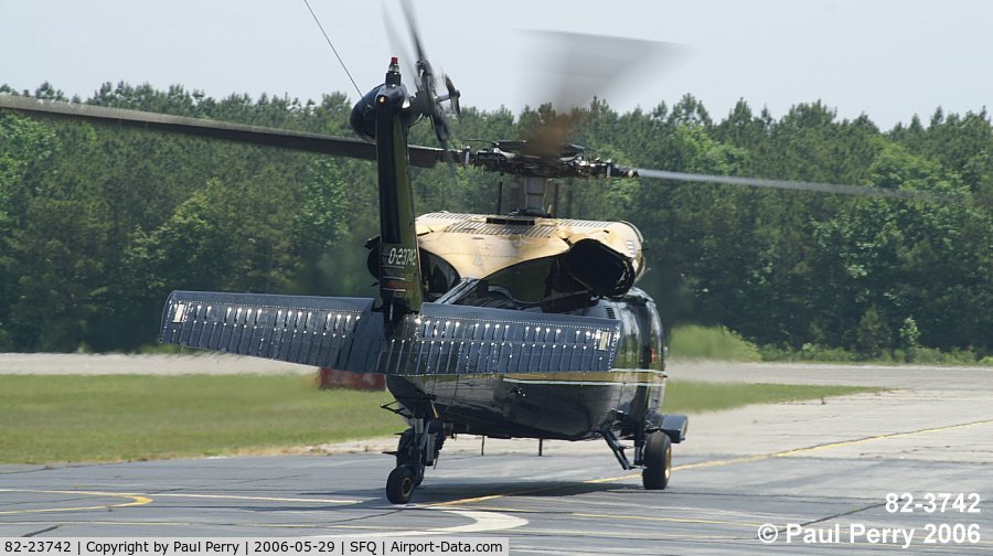 82-23742, 1982 Sikorsky VH-60A Black Hawk C/N 70.565, So many mods, she isn't even ah UH-60 anymore