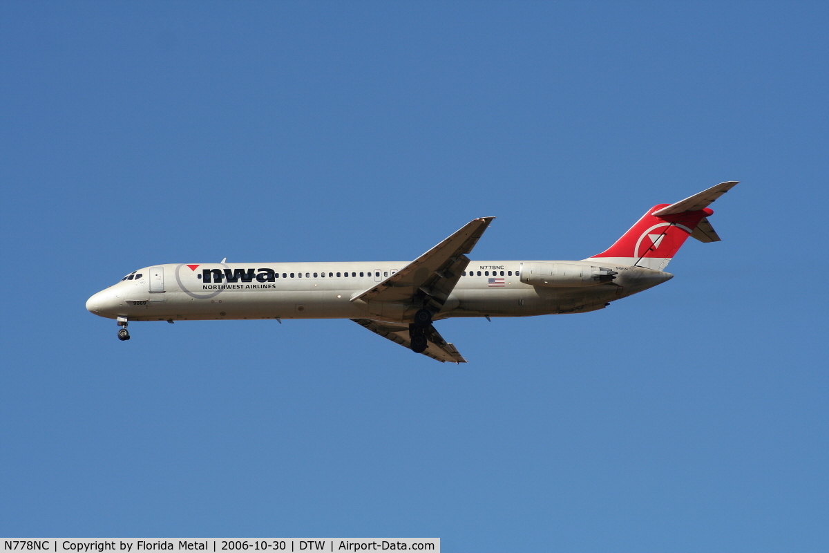 N778NC, 1979 McDonnell Douglas DC-9-51 C/N 48100, DC-9