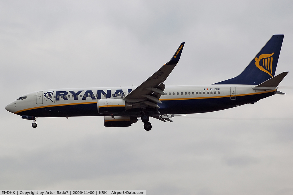 EI-DHK, 2005 Boeing 737-8AS C/N 33820, Ryanair