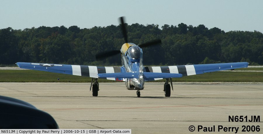 N651JM, 1944 North American/aero Classics P-51D C/N 44-74976, Many Luftwaffe pilots wanted this position, right on her six