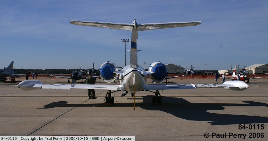 84-0115, Gates-Lear C-21A C/N 35A-561, Aft of the C-21