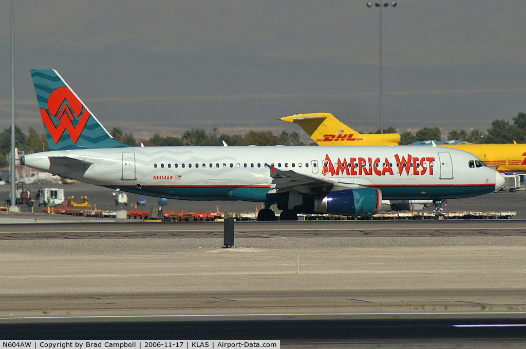 N604AW, 2000 Airbus A320-232 C/N 1196, America West Airlines / 2000 Airbus Industrie A320-232