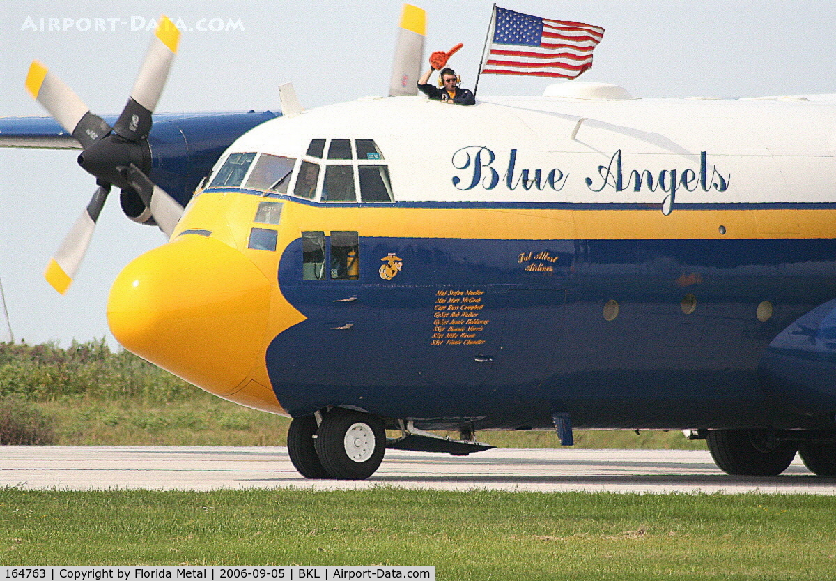 164763, 1992 Lockheed C-130T Hercules C/N 382-5258, Blue Angels C-130 