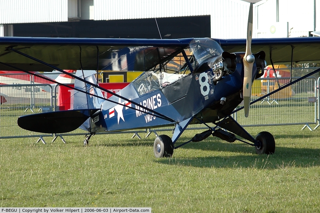 F-BEGU, Piper J3C-65 Cub Cub C/N 10384, Piper J-3 (L-4A)