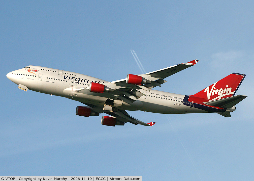 G-VTOP, 1997 Boeing 747-4Q8 C/N 28194, Virgin beauty
