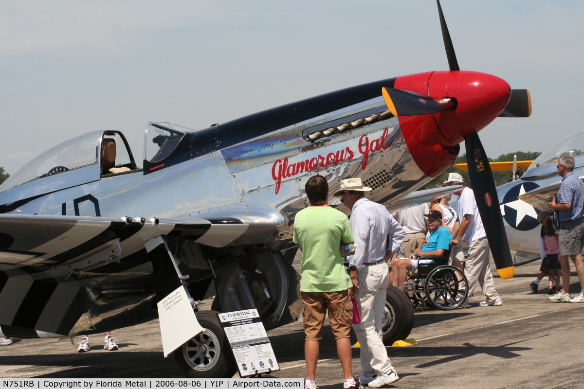 N751RB, 1944 North American P-51D Mustang C/N 44-13903JP, Glamorous Gal