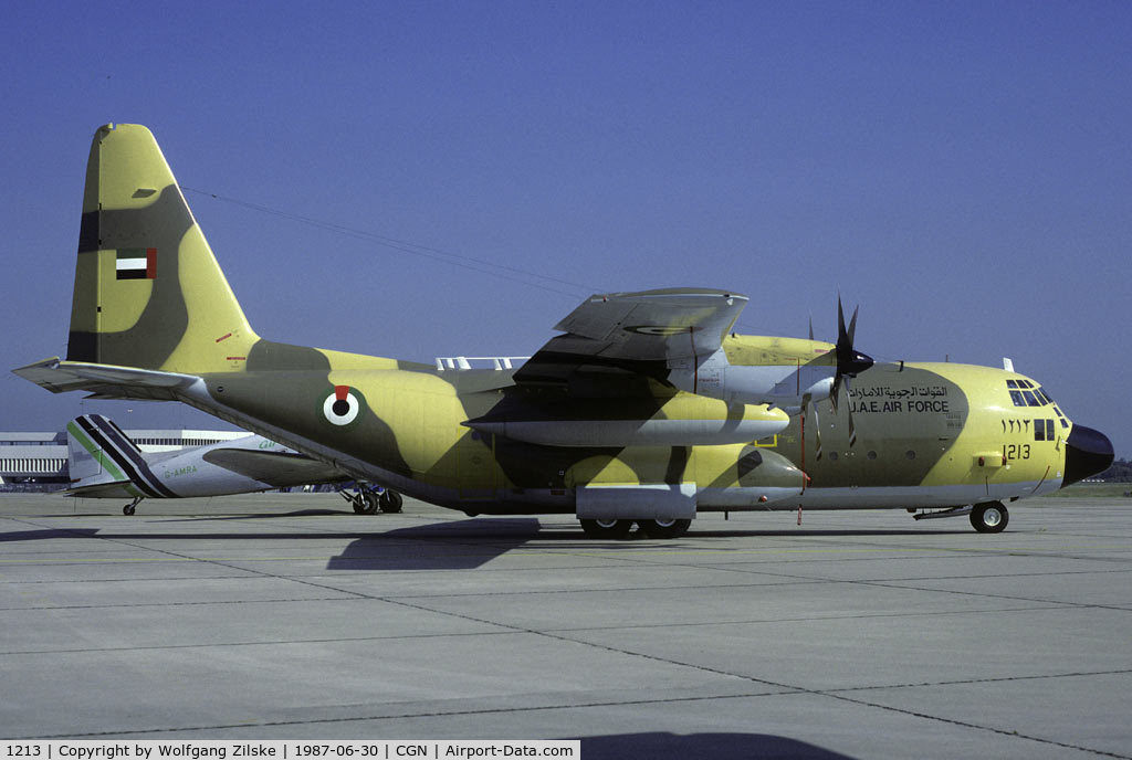 1213, 1981 Lockheed C-130H Hercules C/N 382-4879, visitor