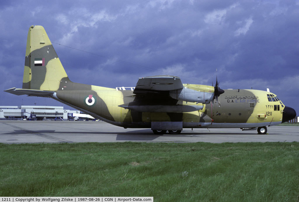 1211, 1983 Lockheed C-130H Hercules C/N 382-4983, visitor