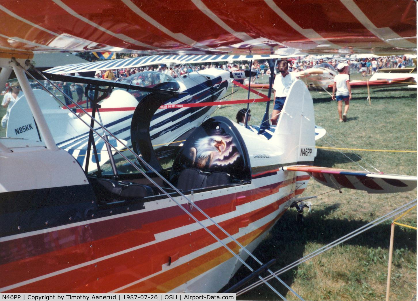 N46PP, Christen Eagle II C/N PETERSON-0001, Oshkosh 1987, was also featured in Sport Aviation