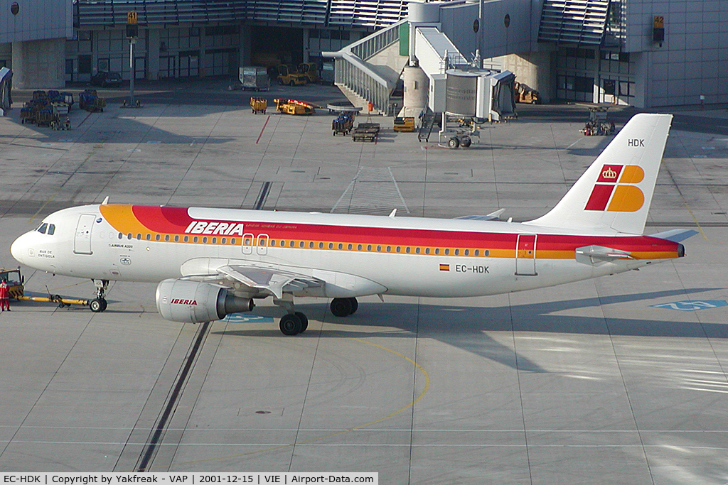 EC-HDK, 1999 Airbus A320-214 C/N 1067, Iberia Airbus 320