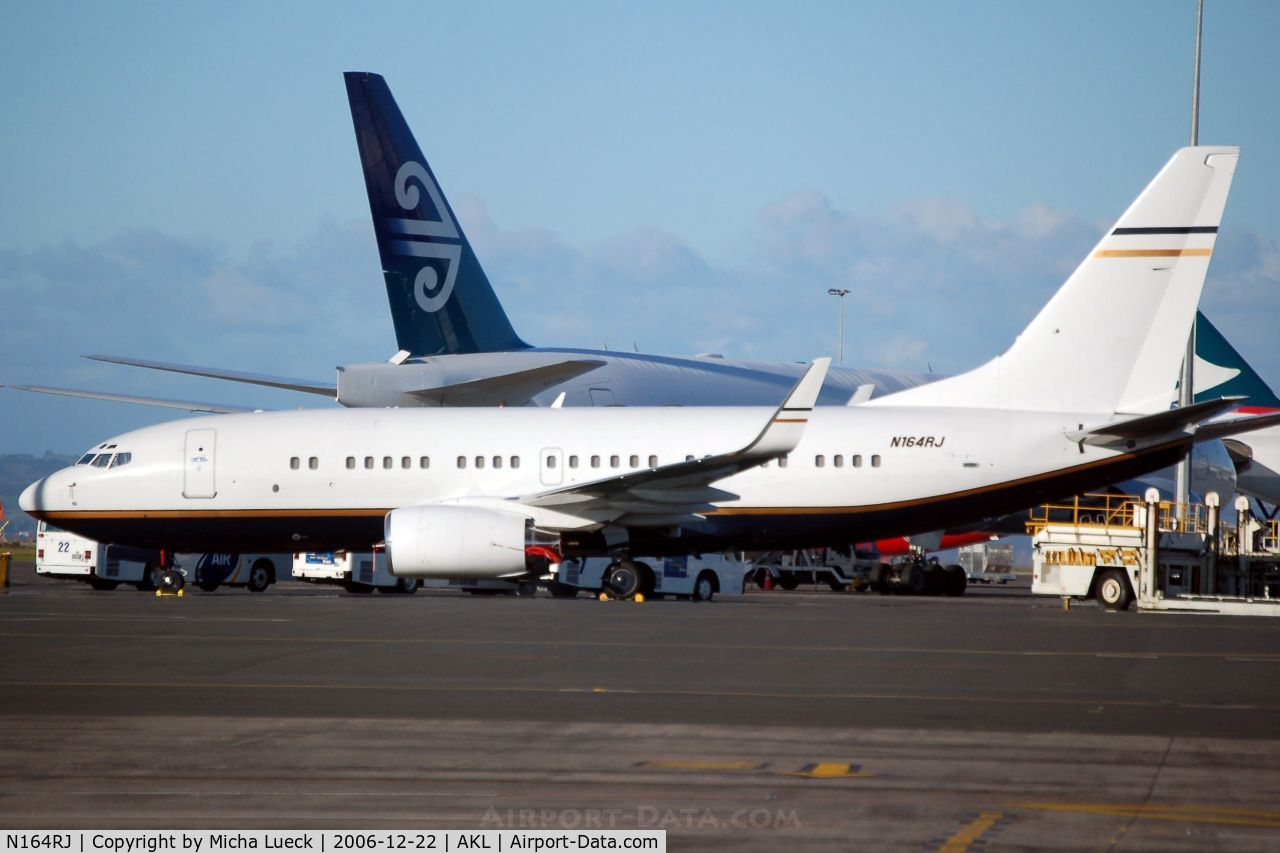 N164RJ, 1999 Boeing 737-7BC C/N 30328, Parked in Auckland
