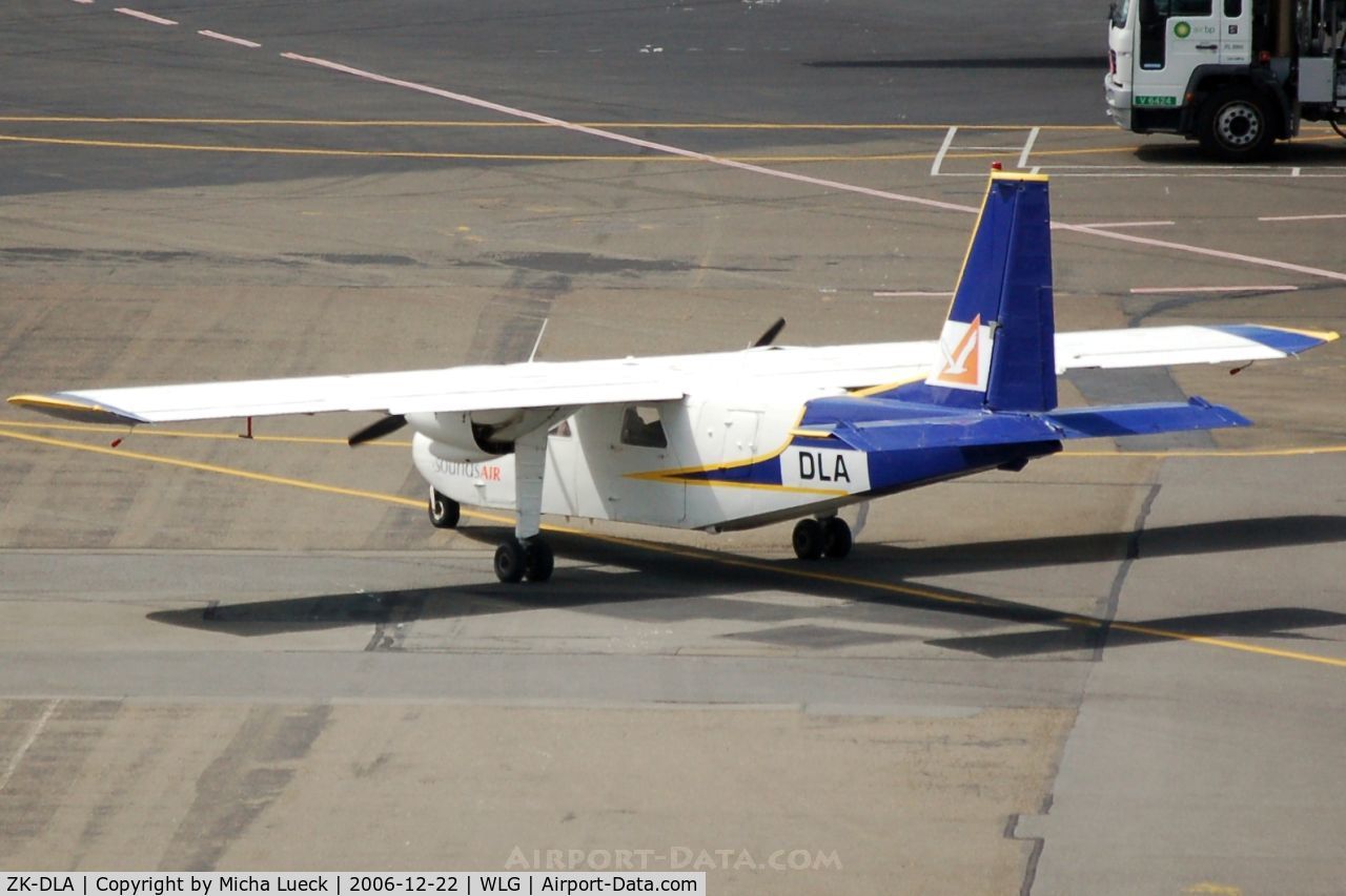 ZK-DLA, Pilatus Britten-Norman BN-2B-26 Islander C/N 2131, Taxiing to the runway