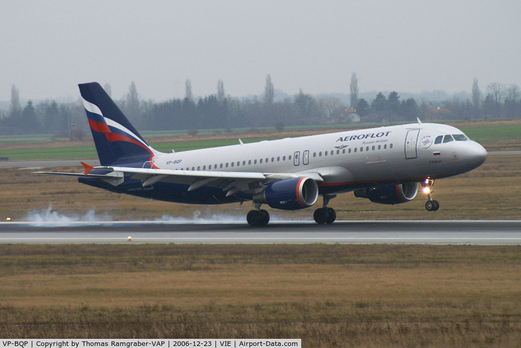 VP-BQP, 2006 Airbus A320-214 C/N 2875, Aeroflot A320-200