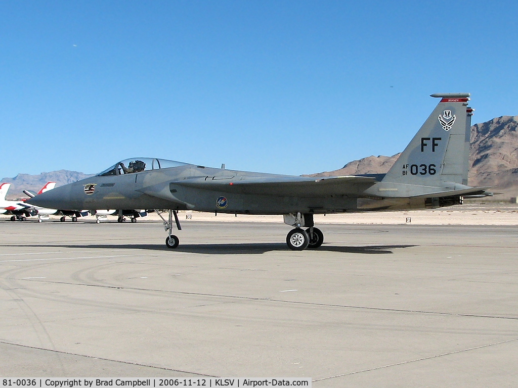 81-0036, 1981 McDonnell Douglas F-15C Eagle C/N 0776/C219, McDonnell Douglas / USAF / F-15C Eagle (cn 776/C219) / Aviation Nation 2006