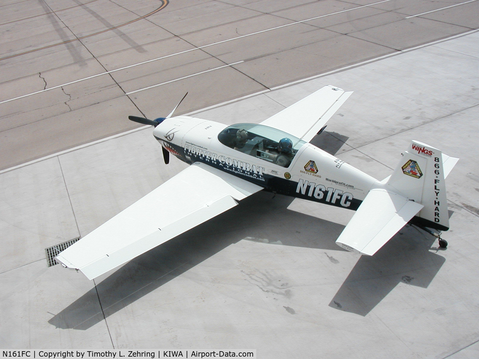 N161FC, 2001 Extra EA-300/L C/N 133, Fighter Combat International - Mesa, AZ